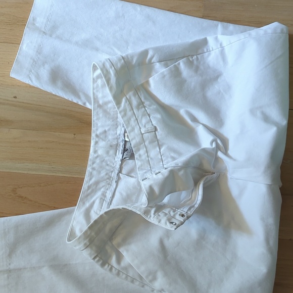 Worthington Modern Fit Size 14 White Cotton Pants with Pockets - Picture 4 of 4